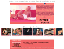 Tablet Screenshot of live-show-francais.net